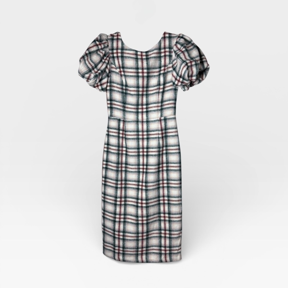 Ivy City Co Plaid Dress (C)